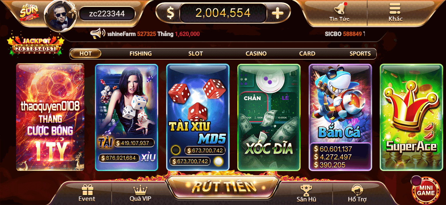 Kho game 66sunwin chất lượng